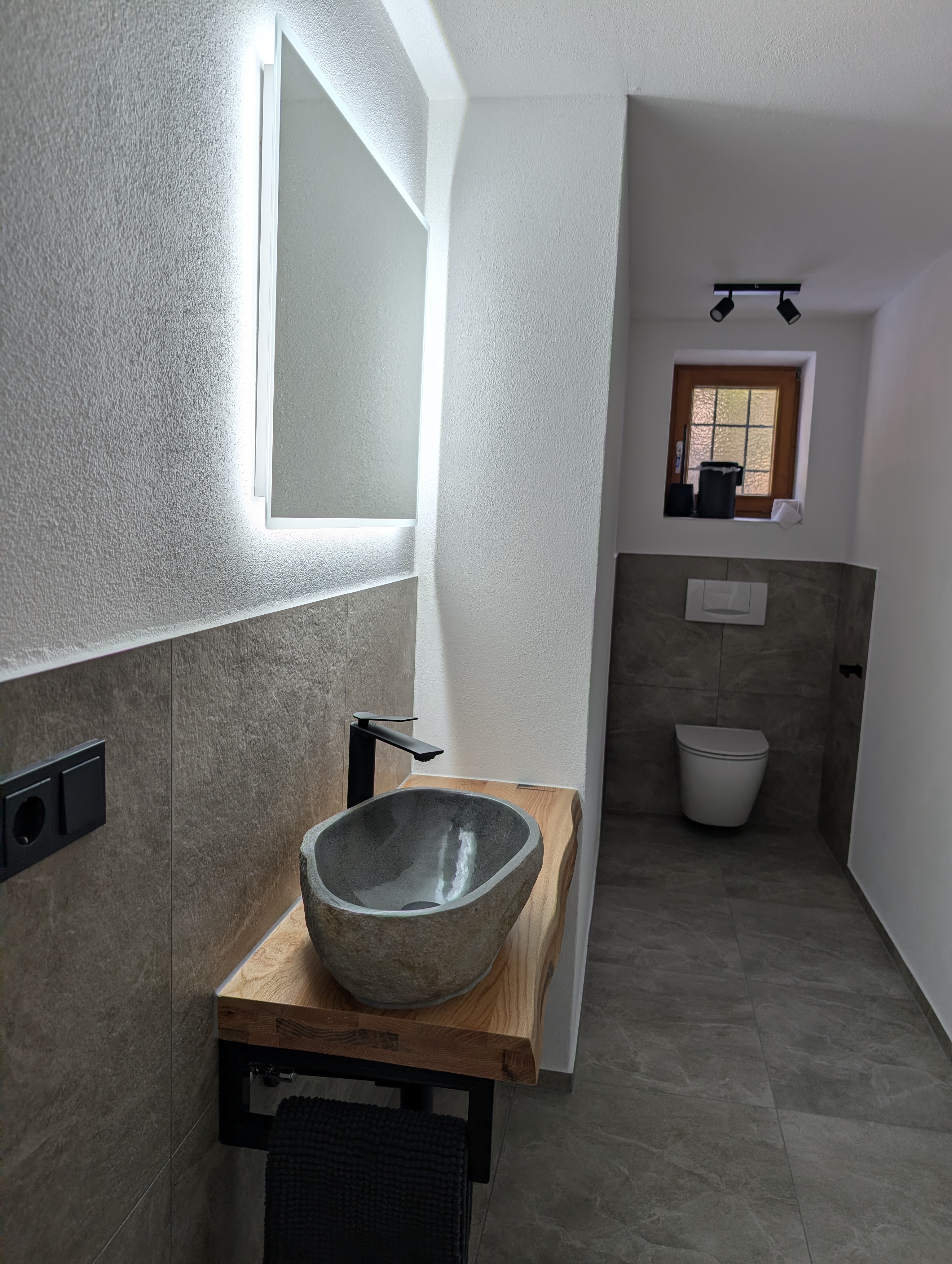 neues Bad modern sauber Ferienhaus Obersalzberg Berchtesgaden