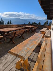 Terrasse für große Gruppen Firmen